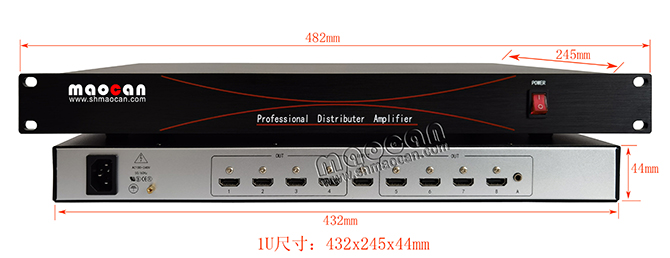 4K60Hz HDMI分配器1进8出