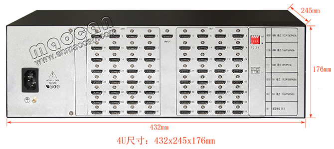 4K*2K HDMI分配器1进4出